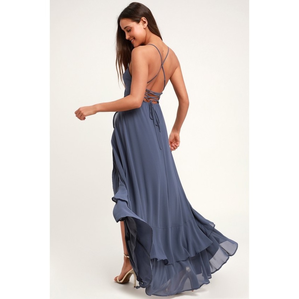 Lulu’s Slate Blue Dress